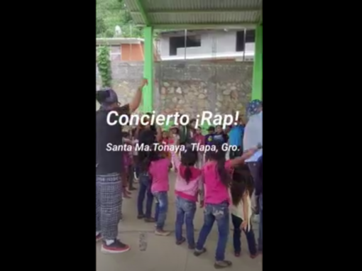 Conciertos de rap para la infancia indígena jornalera migrante de La Montaña de Guerrero