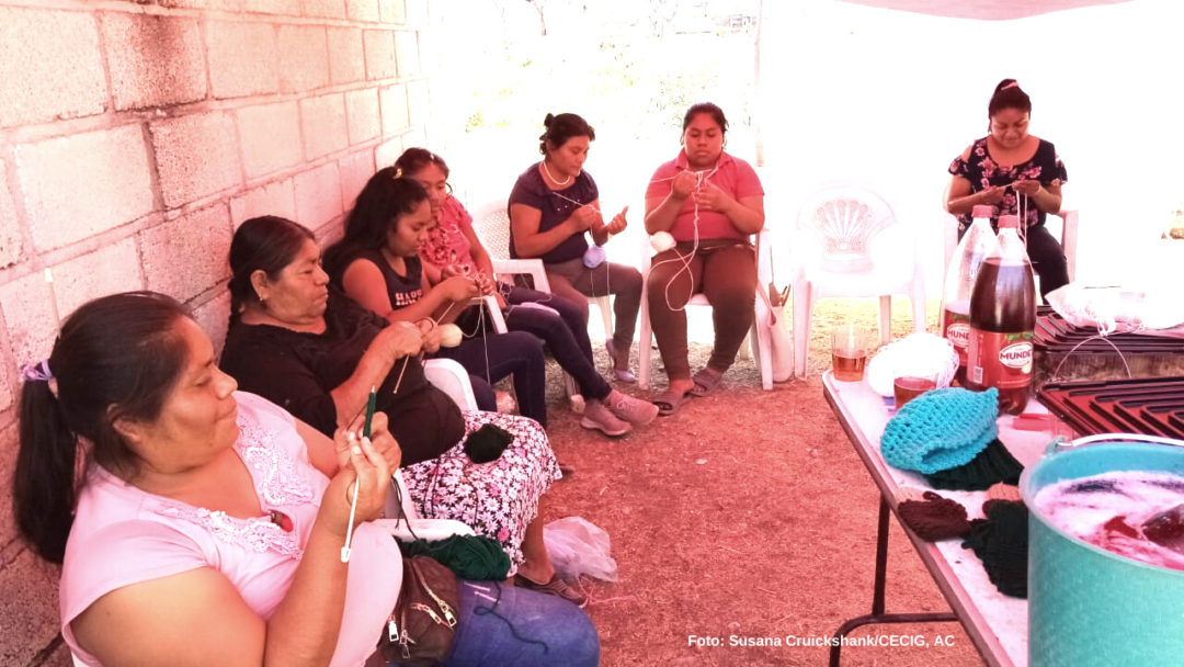 Tejiendo comunidad: Taller de DH con mujeres jornaleras en La Joya, Morelos