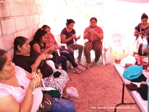 Tejiendo comunidad: Taller de DH con mujeres jornaleras en La Joya, Morelos