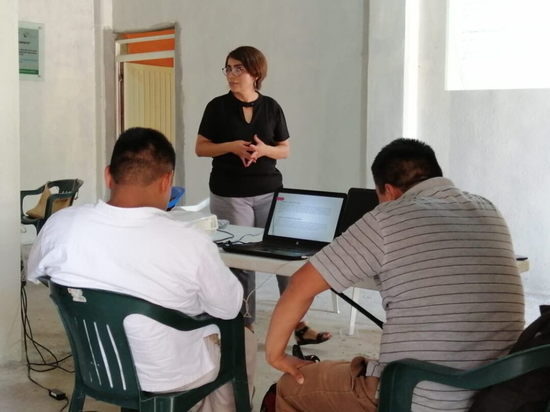 Taller de sensibilización para autoridades comunitarias en la huasteca potosina