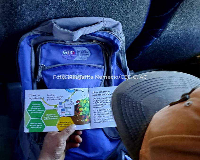 Agrotóxicos: información preventiva para personas trabajadoras agrícolas de Guerrero