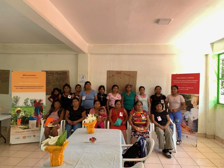 Parlamento con mujeres jornaleras de La Montaña de Guerrero